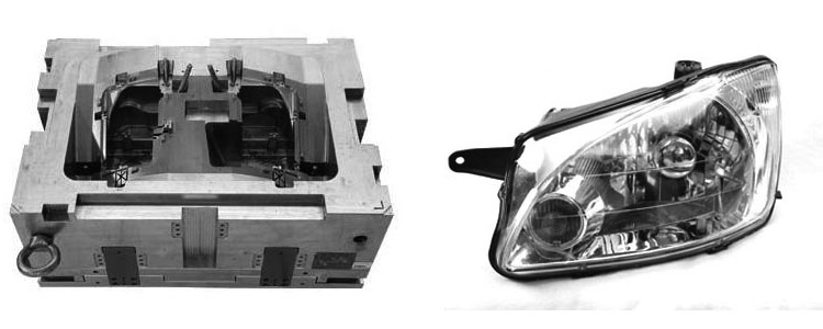 汽車車燈模具設計
